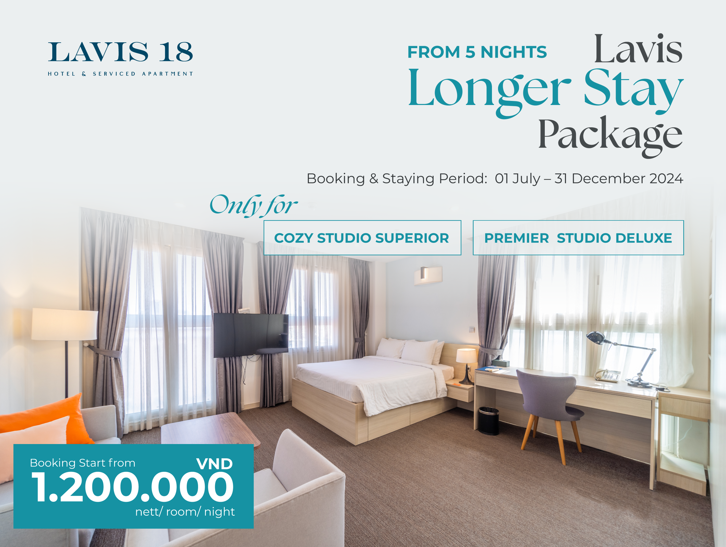 LONGER STAY PACKAGE | From 5 nights